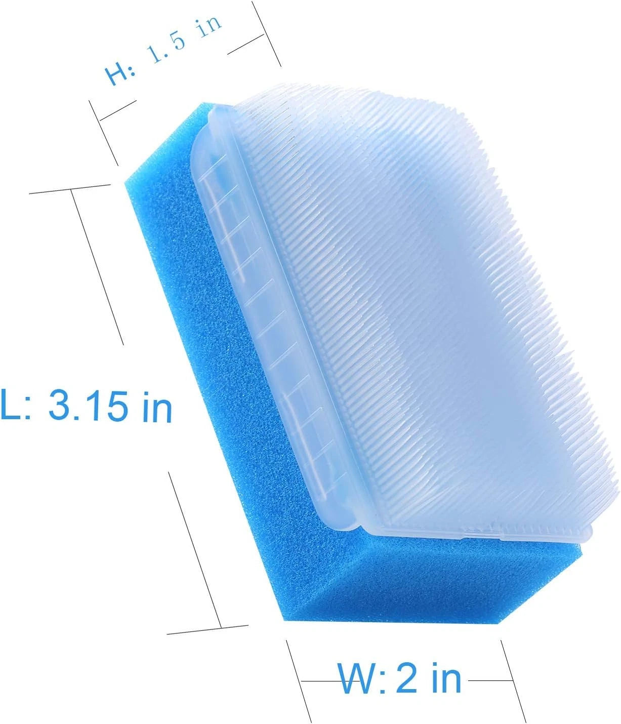 （6 PCS Baby Bath Time Sponge Brush- Body, Hair, and Scalp Cleaning - Gentle on I