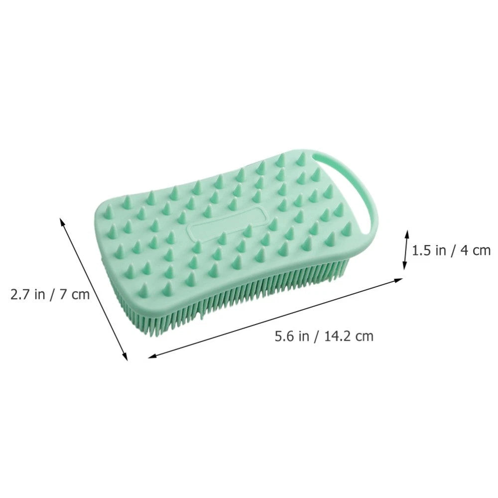 Silicone Body Scrubber Exfoliating Body Bath Brush Shower Brush Double Sided