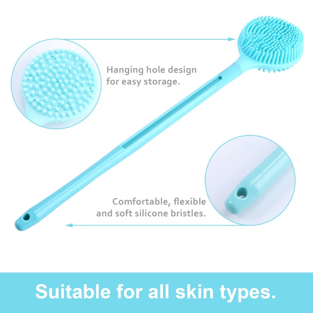 Bath Brush Man Body Exfoliating Tool Back Shower Scrubber Brushes for