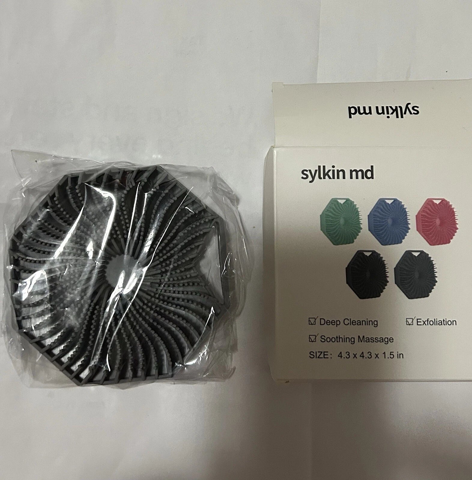 premium Antimicrobial Exfoliating Sillicone Body Scrubber for Sensitive Skin
