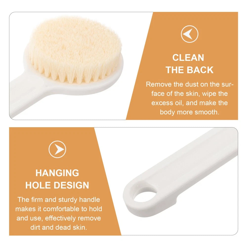 Back Scrubbing Brush Massage Body Bath Brushes Long Handles for Elderly