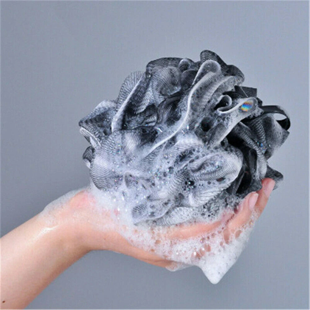 Large Bath Shower Scrub Exfoliating Body Brush Scrubber Sponge Ball Mesh Puff.'-