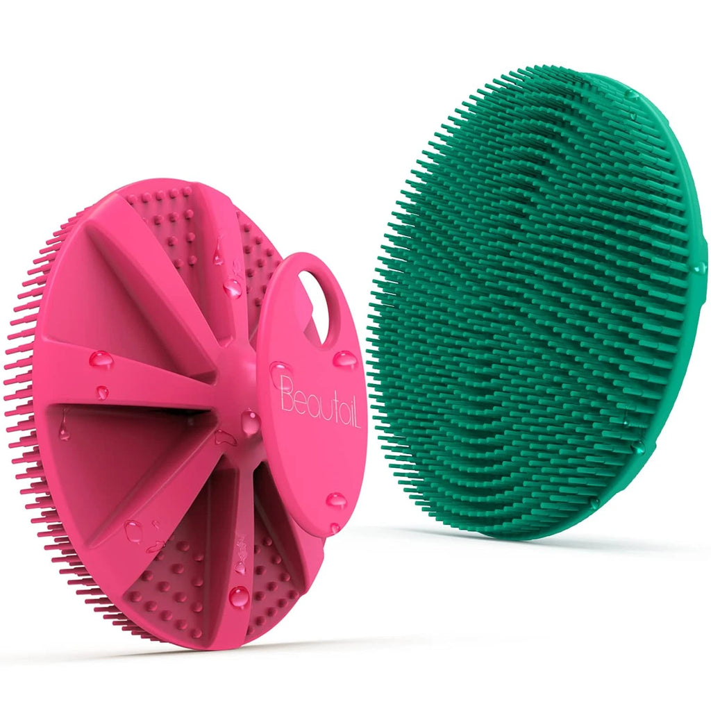 Silicone Body Scrubber Shower Bath Brush, More Hygienic than Traditional Loofah,