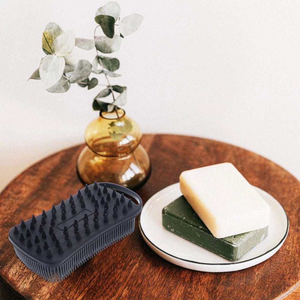 Bath Brush Man Exfoliating Shower Brushes for Cleaning Silicone Scrubber Body