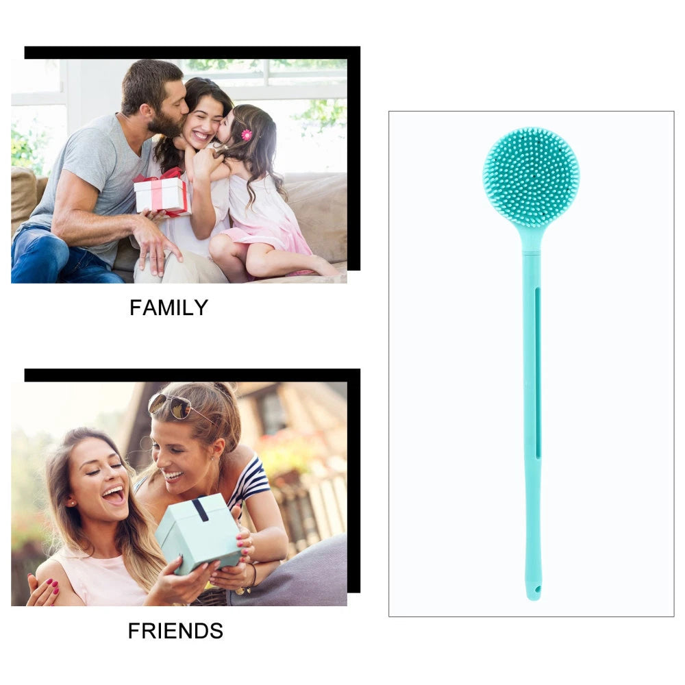 Bath Brush Back Body Scrubber with Handle Scruber Cleaner Shower Exfoliator