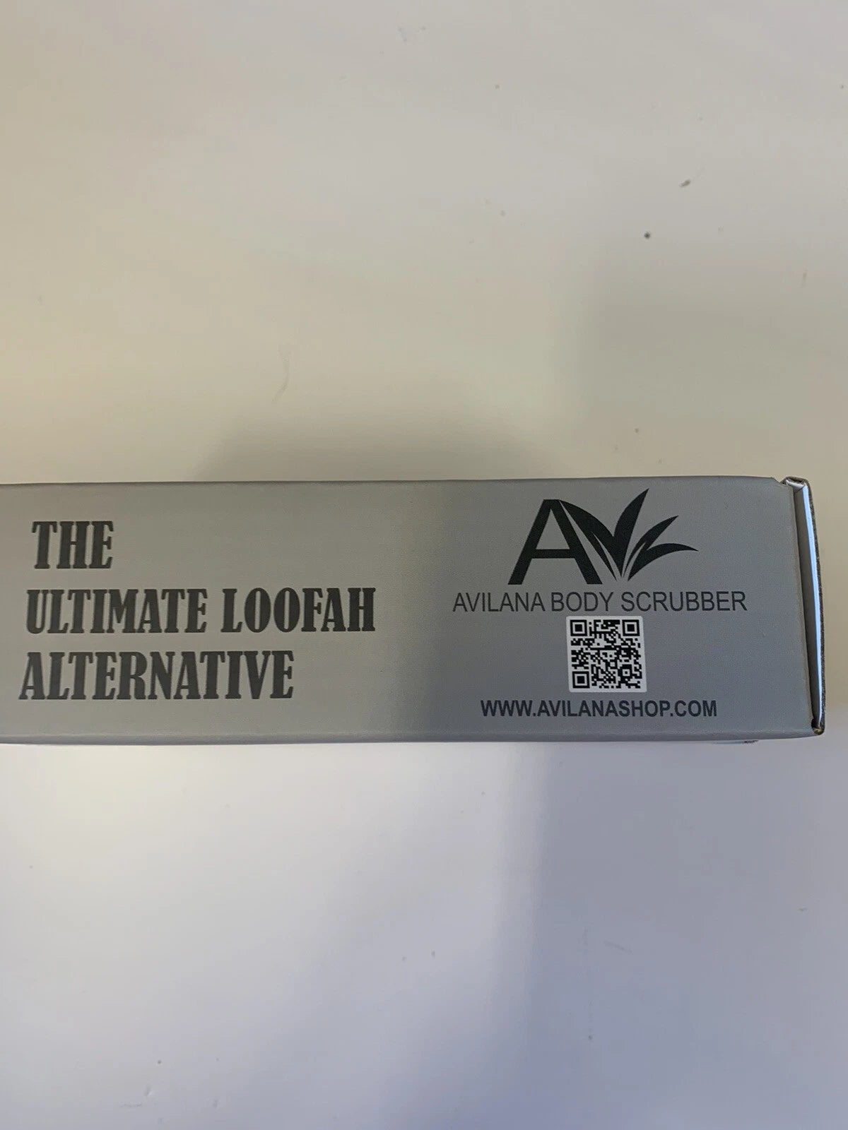 Brand New Avilana Exfoliating Silicone Body Scrubber, Light Gray. FREE SHIPPING