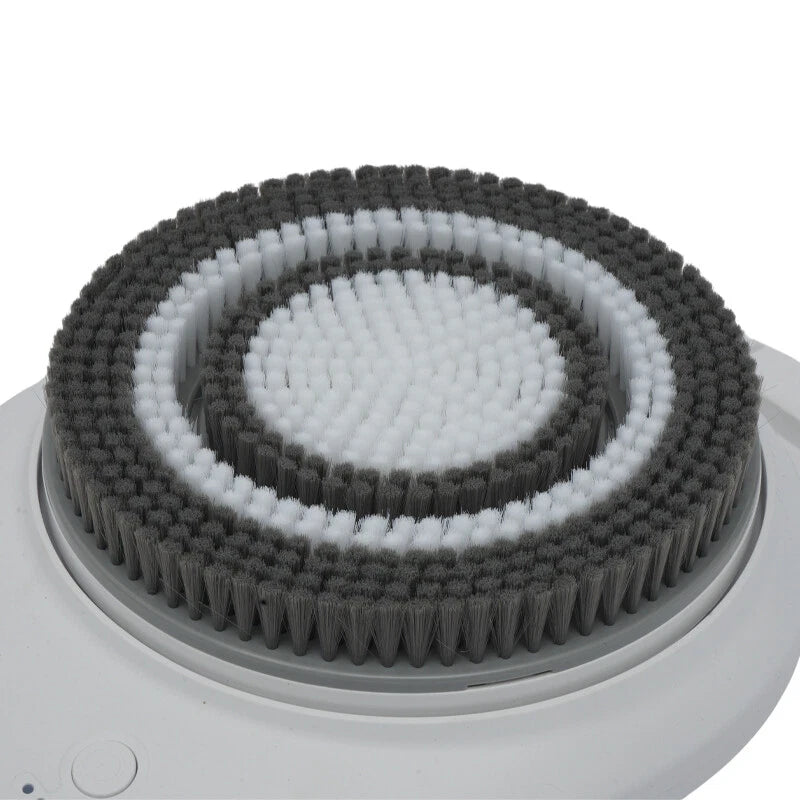 Electric Back Bath Brush Wall-mounted Intelligent Bathing Machine W/ Spare Brush