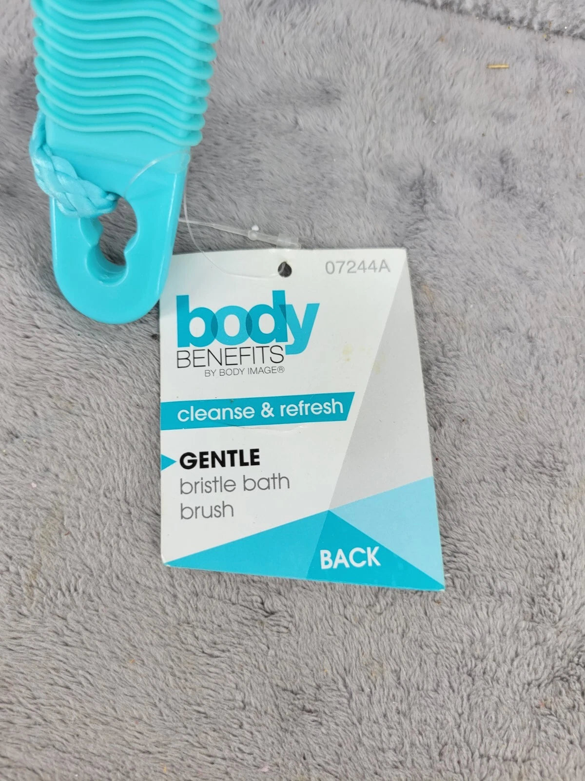 Body Benefits By Body Image Gentle Bristle Bath Brush Exfoliating Curved Handle