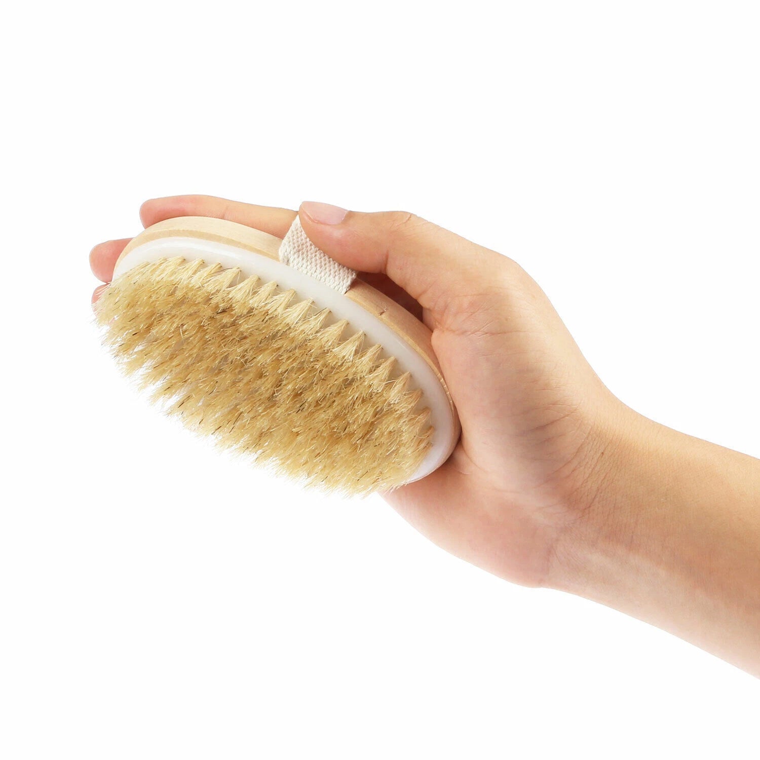 15inch Long Handle Wooden Back Scrubber Body Shower Spa Bath Exfoliating Brush