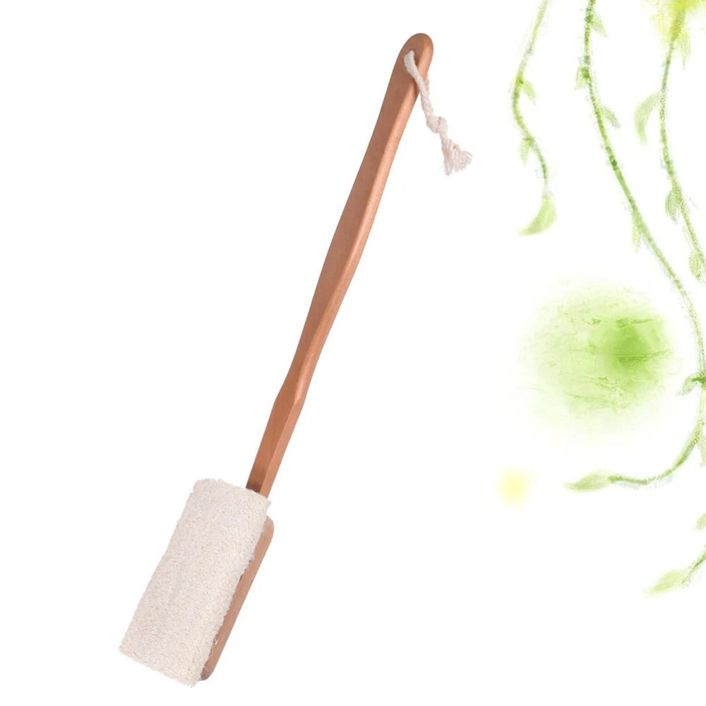 Loofah Bath Brush Exfoliating Body Scrubber Back for Bathing Shower