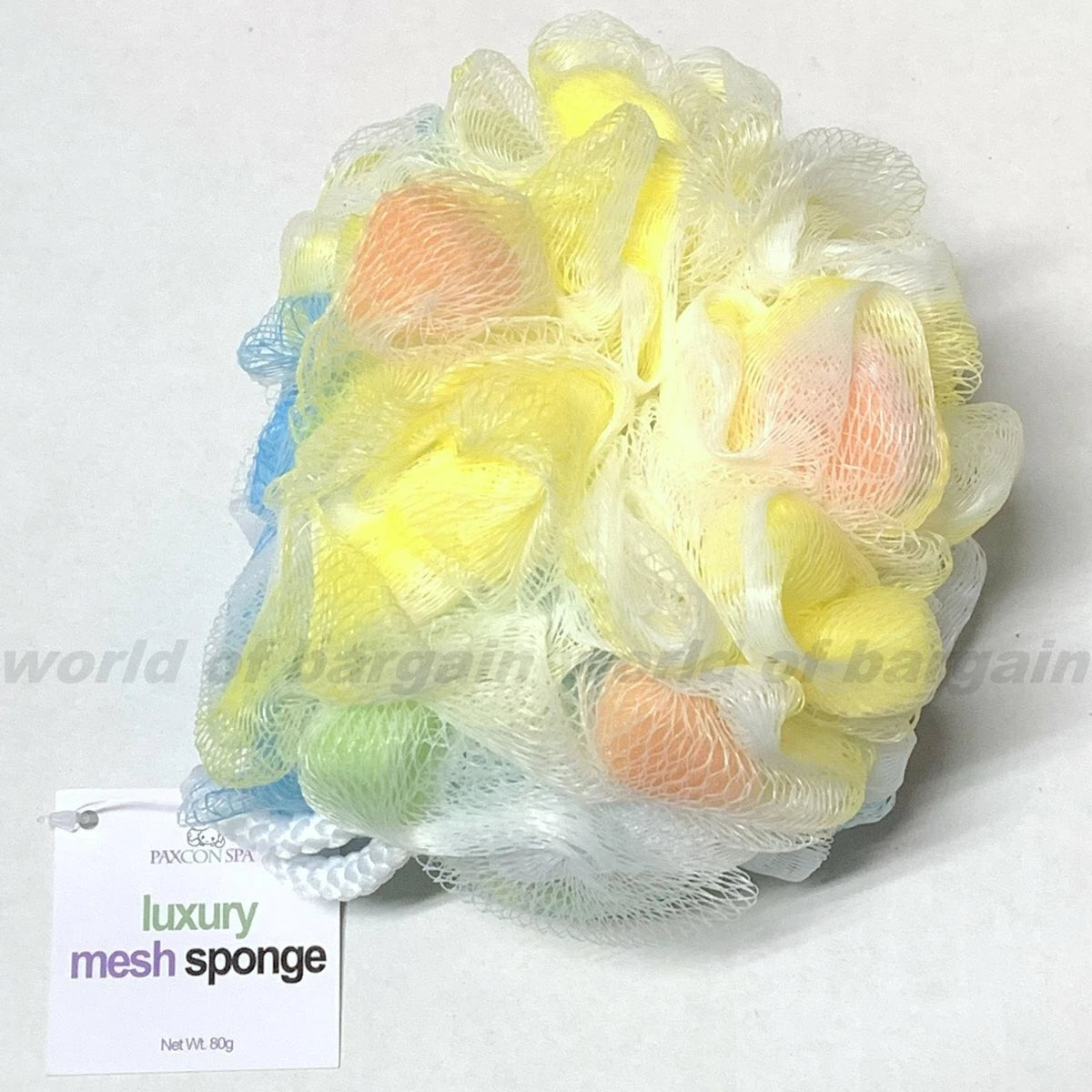 BATH SPONGE Shower Puff Ball Nylon Mesh Soap Scrubber Body Massage Scrub Net