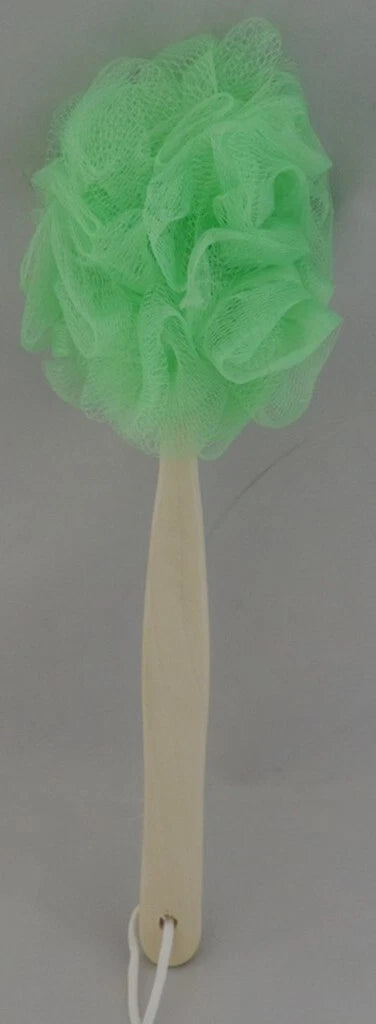 Loofah Bath Brush Shower Sponge Long Wood Handle Back Scrubber Body Exfoliating