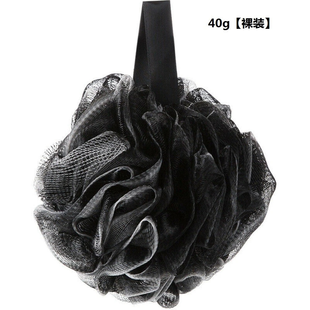 Scrubber Sponge Flower Exfoliating Body Brush Puff Bath Shower Large Mesh Ball ^