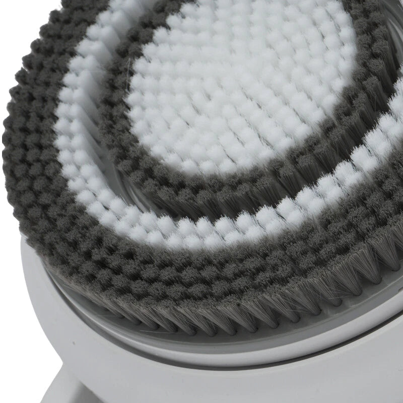 Electric Back Bath Brush Wall-mounted Intelligent Bathing Machine W/ Spare Brush