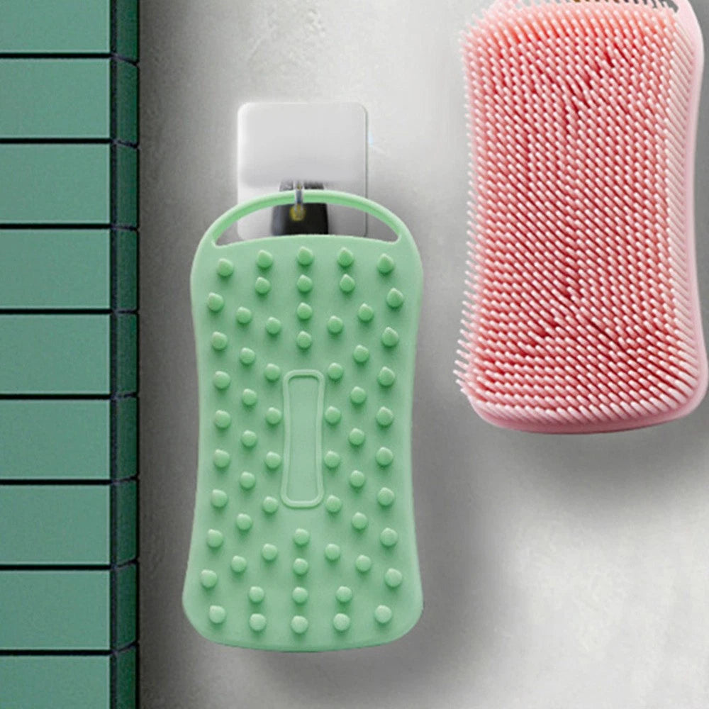 Silicone Body Scrubber Exfoliating Body Bath Brush Shower Brush Double Sided