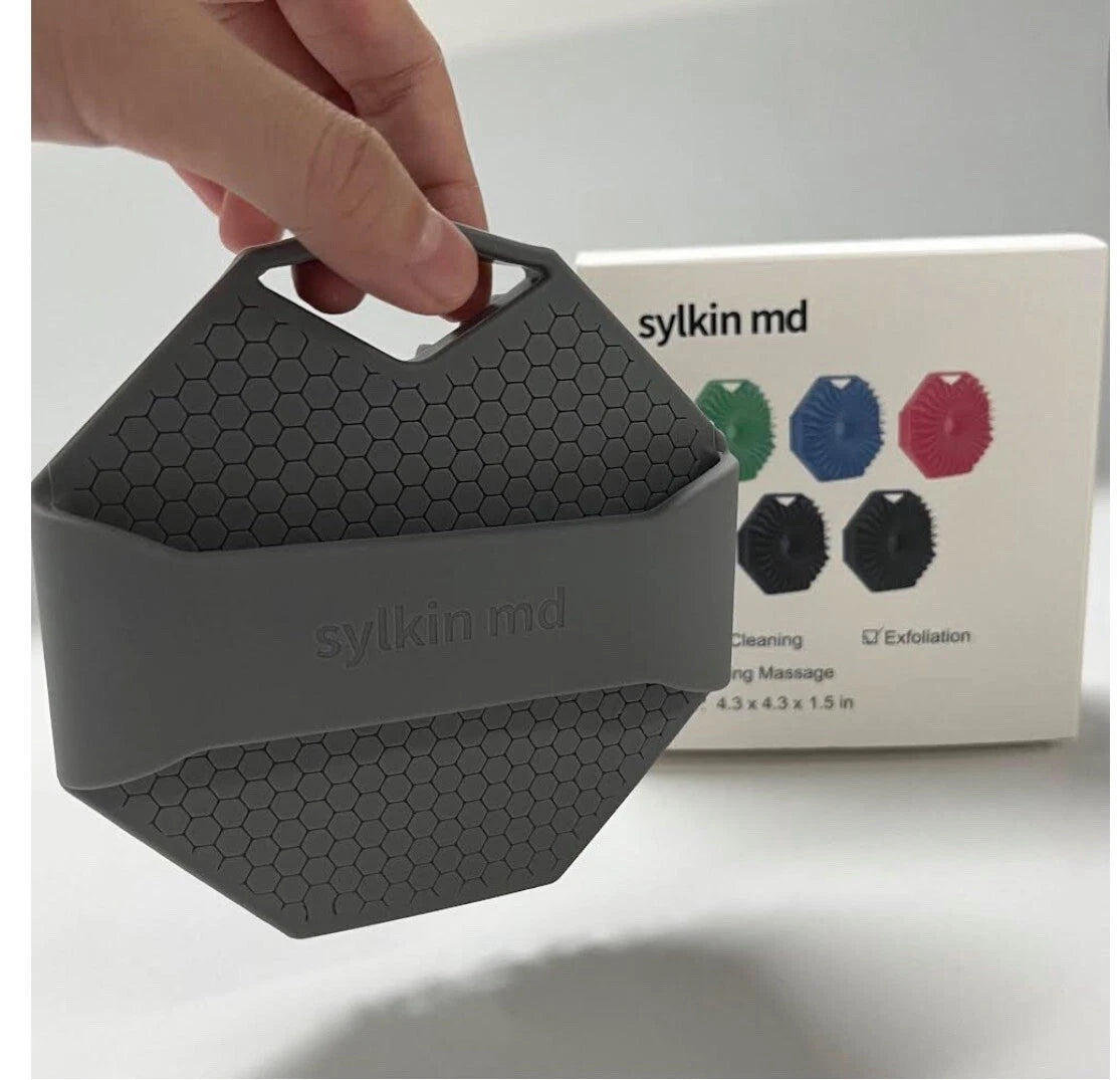 premium Antimicrobial Exfoliating Sillicone Body Scrubber for Sensitive Skin