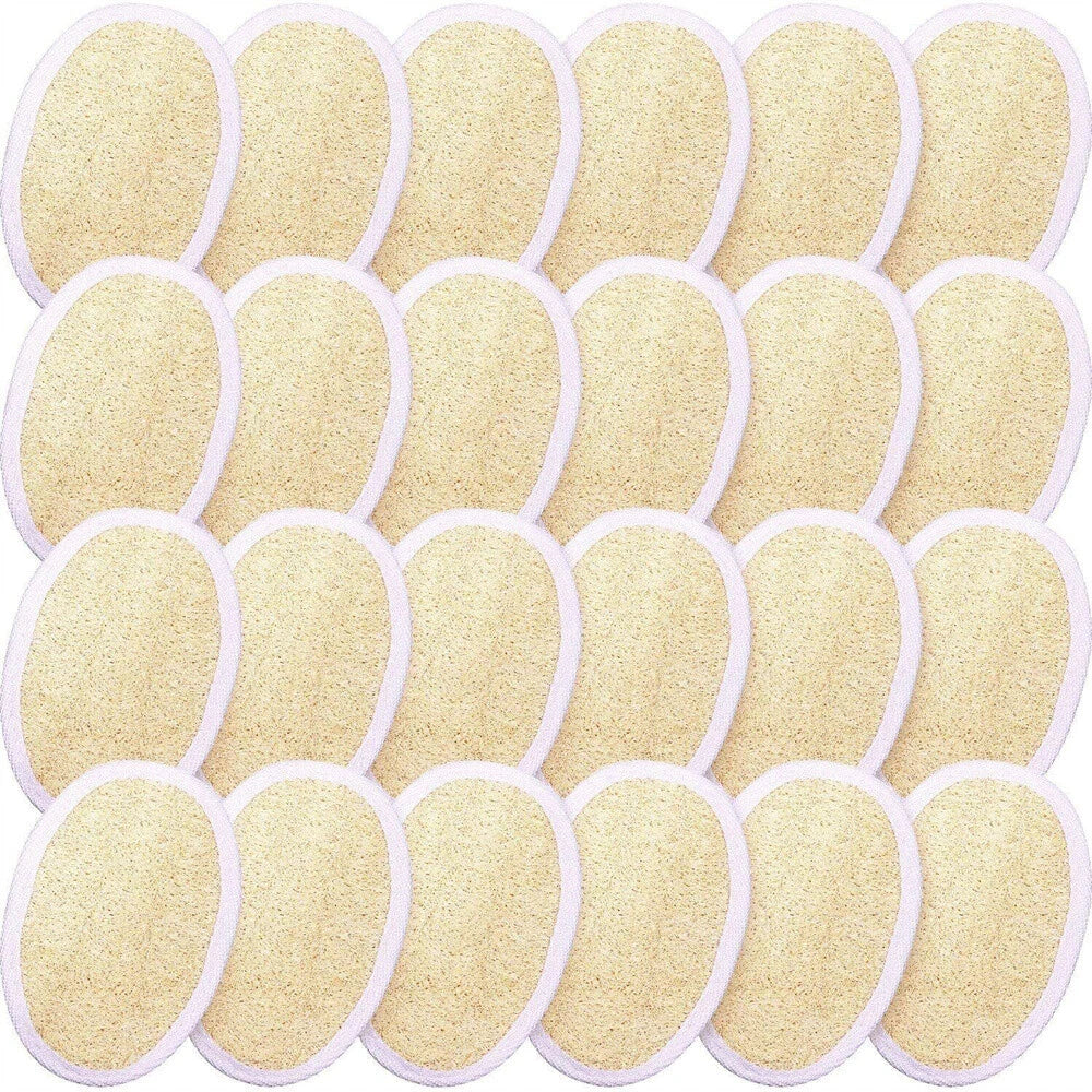 1-5X Body Scrubber Brush Exfoliating Natural Loofah Pad Luffa Shower Sponge Bath