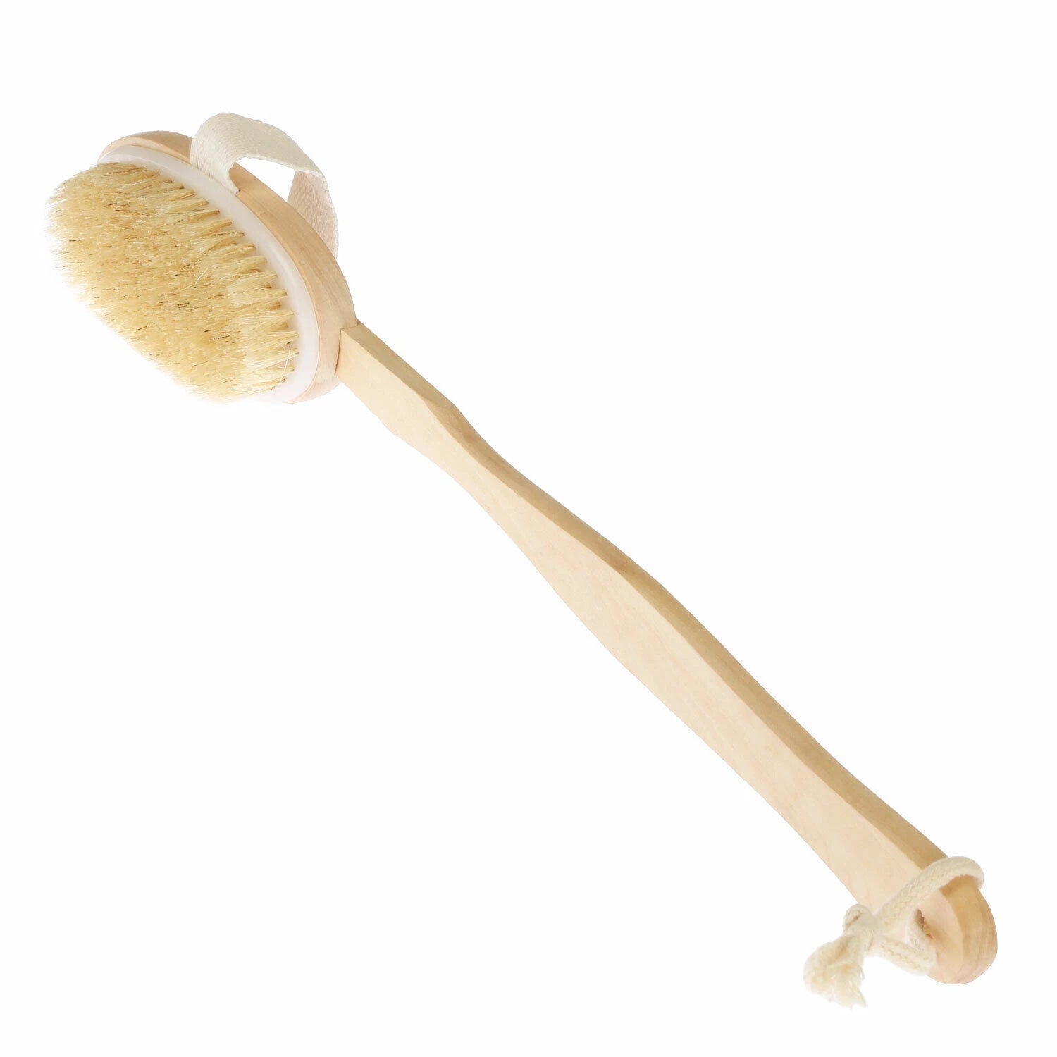 15inch Long Handle Wooden Back Scrubber Body Shower Spa Bath Exfoliating Brush