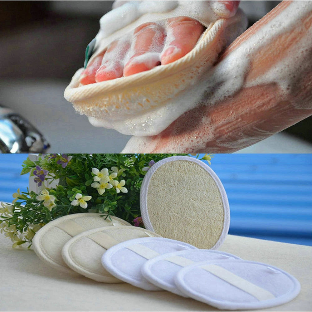 Loofah Luffa Bath Shower Sponge Body Natural Scrubber Exfoliator Washing Pad AU