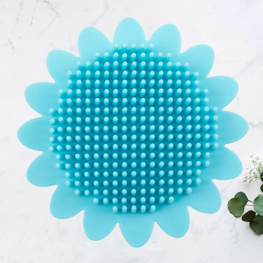 Shampoo Brush Durable Bath Brush for Baby Kids (Blue) baby hair brush