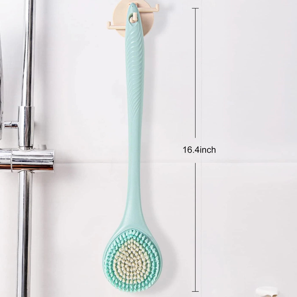 Long Handle Bath Body Brush - Soft Shower Brush for Men & Women,Back Bath Brush