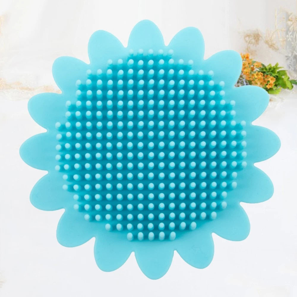 Shampoo Brush Durable Bath Brush for Baby Kids (Blue) baby hair brush