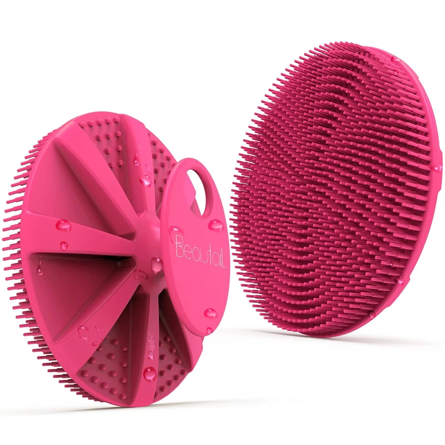Silicone Body Scrubber Shower Bath Brush, More Hygienic than Traditional Loofah,