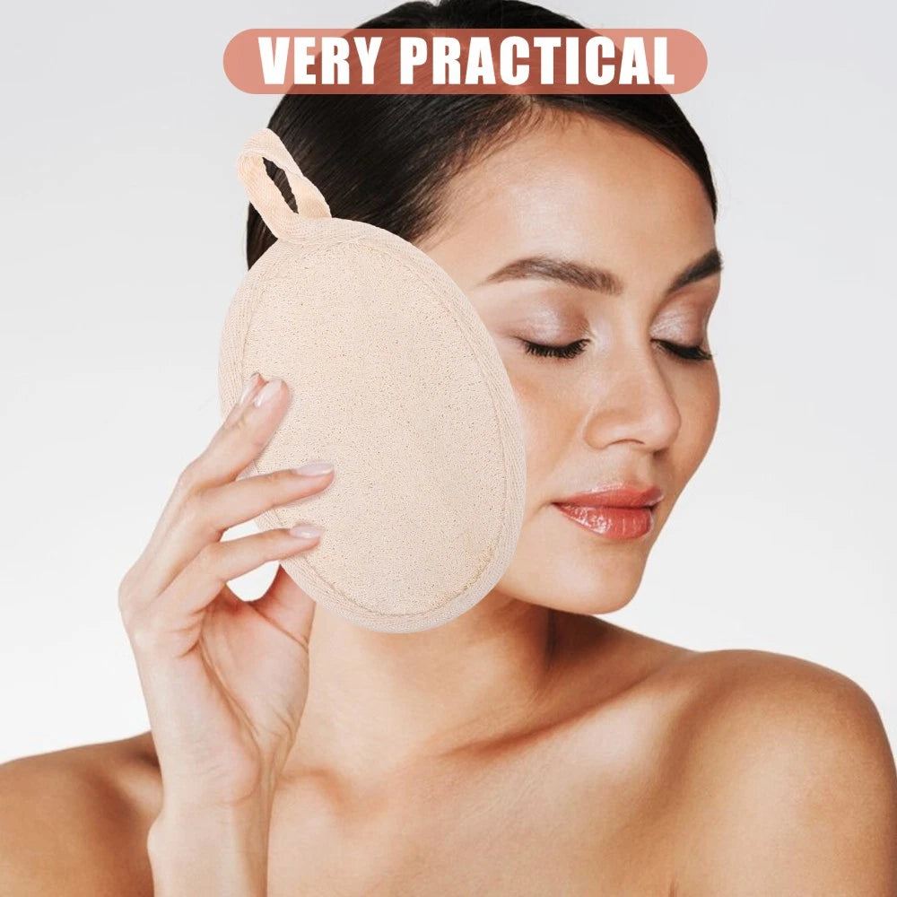 Exfoliating Loofah Shower Brush Bath Scrubber for Soft Skin Care Routine