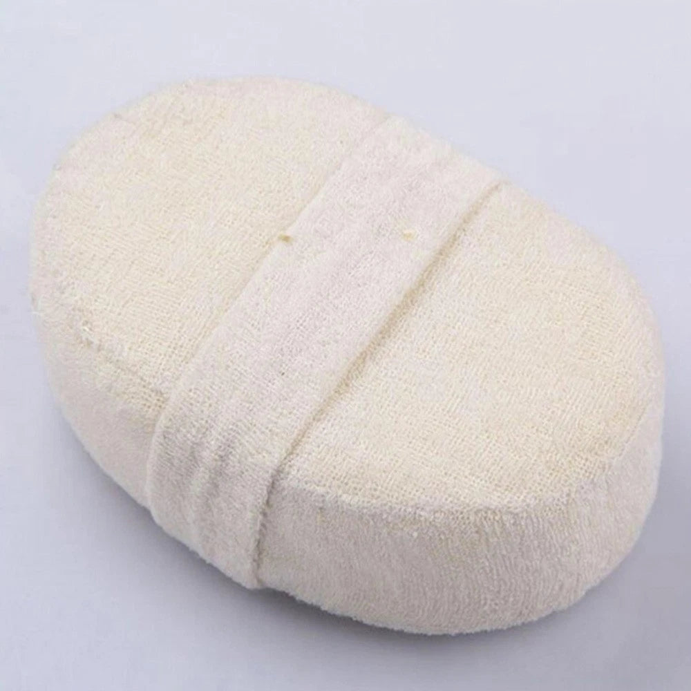 3 Pcs Loofah Bath Towel Brush Shower Sponge Exfoliating Back Scrubber