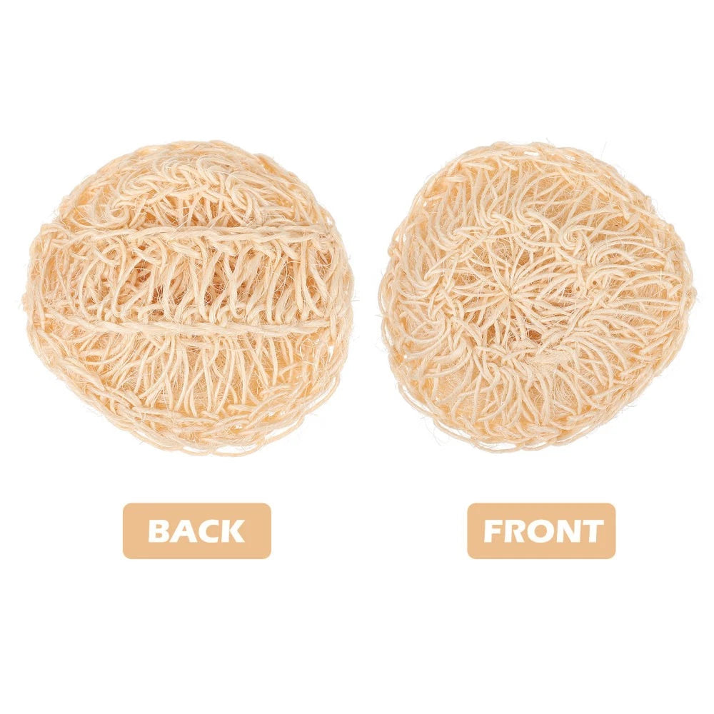 2 Pcs Sisal Bath Brush Mother Man Bathing Accessories Body Scrubber