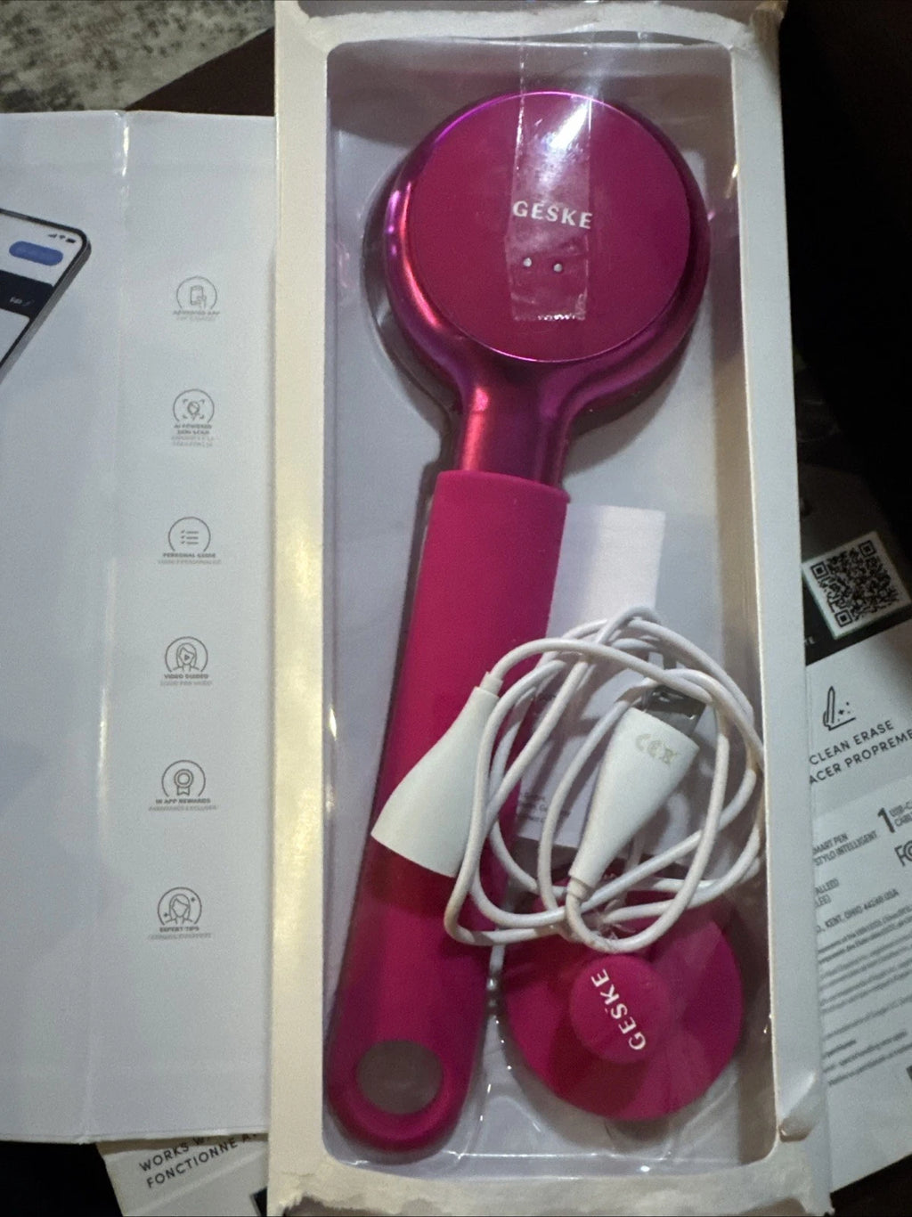 GESKE LED Sonic Full-Body Brush 9 in 1 | Cleansing Brush & Exfoliator READ