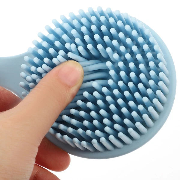 Silicone Bath Brush Back Scrubber for Shower Reusable Man Washer