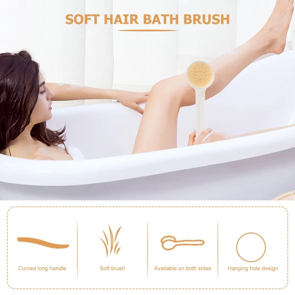 Back Scrubbing Brush Scrubber Shower Bath Brushes Massage Body Soft