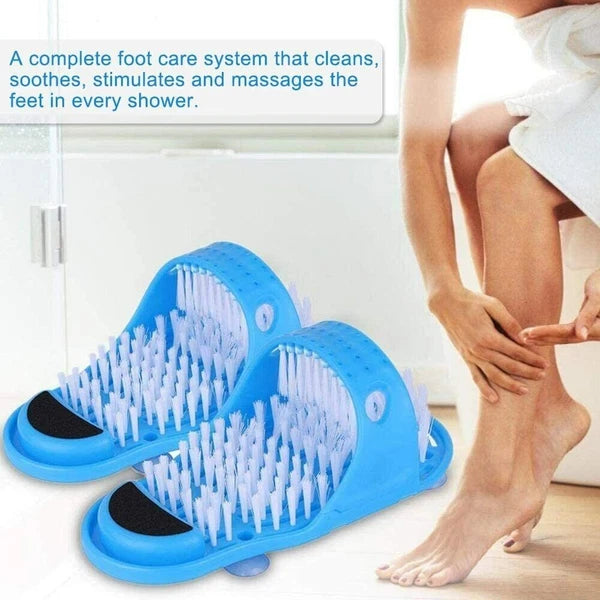 Foot Cleaner Scrubber Massager Shower Feet Washer Bath Exfoliating Brush Nonslip