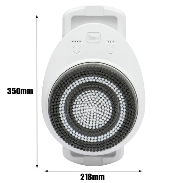 Wall-mounted Back Bath Brush Electric Intelligent Bathing Machine W/ Spare Brush
