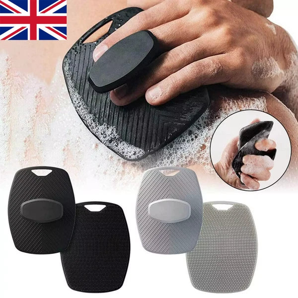 Silicone Body Scrubber Dual-Sided Bath Shower Body Cleansing Brush UK