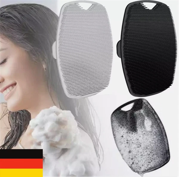 New Shower Massager Body Scrub Silicone Bristles Bath Brush Washing Scrubber_-