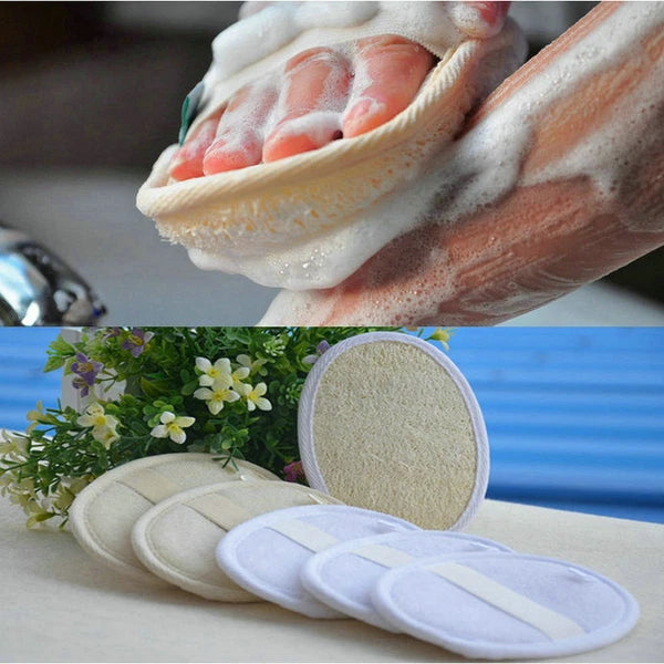 Loofah Luffa Bath Shower Sponge Body Natural Scrubber Exfoliator Washing Pad AU