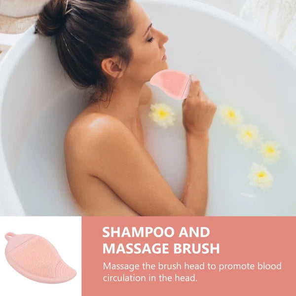Facial Cleansing Massage Brush Man Child Bath Bristles Suitable Silicone Loofah