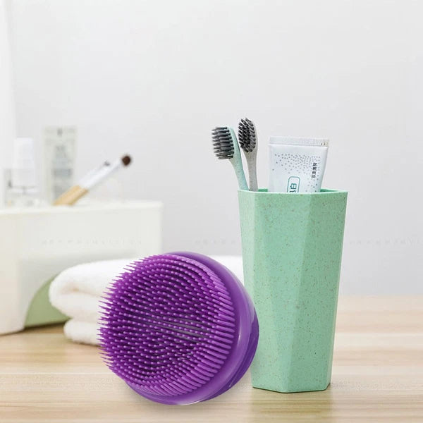 Bath Brush Body Exfoliator Back Shower Scrubber Man Silicone Bathing for