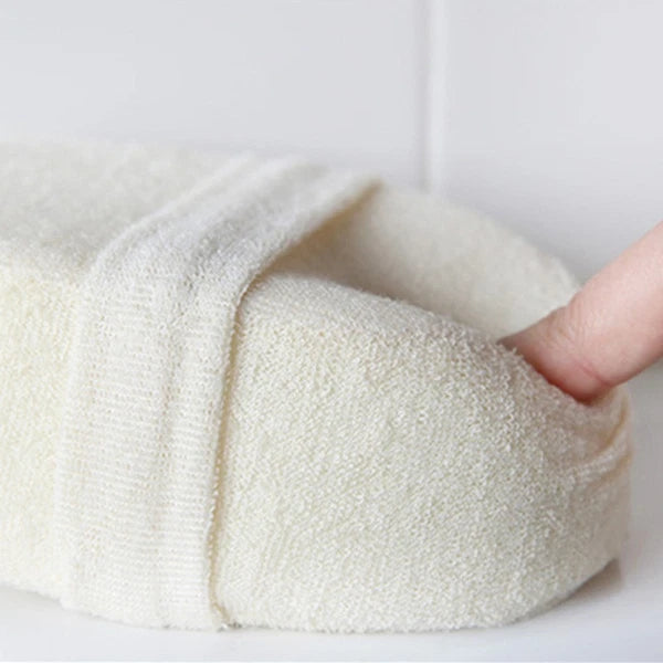 3pcs Natural Loofah Bath Brush Exfoliator Body Scrubber for Shower Use
