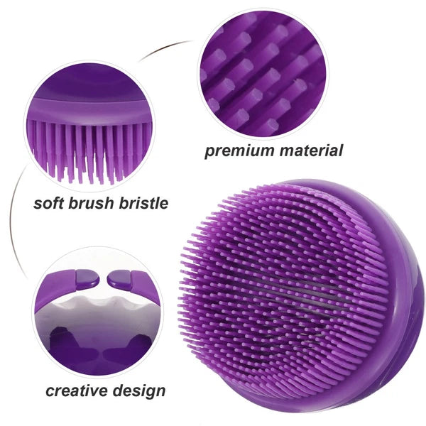 Bath Brush Body Exfoliator Back Shower Scrubber Man Silicone Bathing for