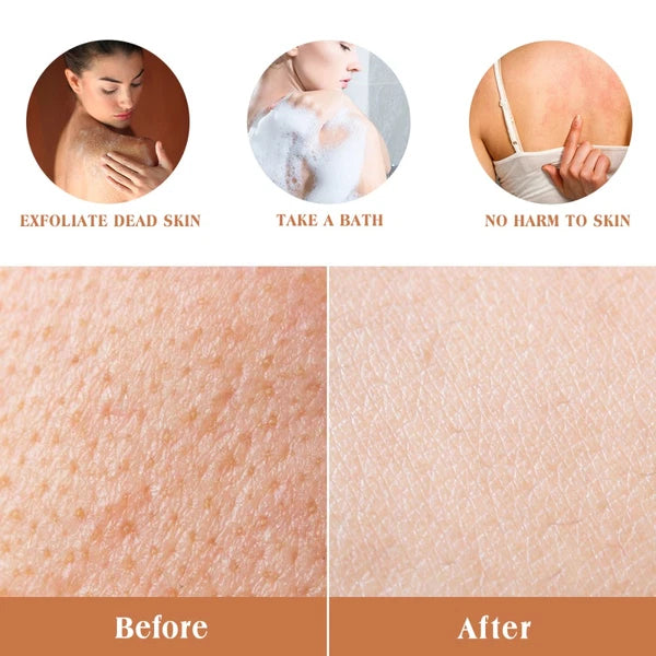 Loofah Bath Brush Body Scrubber Shower Back Miss Dead Skin Remover for