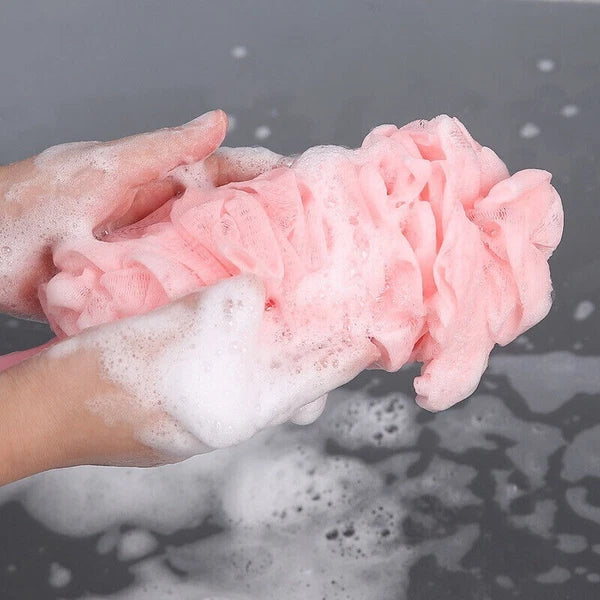 Bath Loofah Sponge Brush Shower Long Handle Back Scrubber Bathing Accessories US