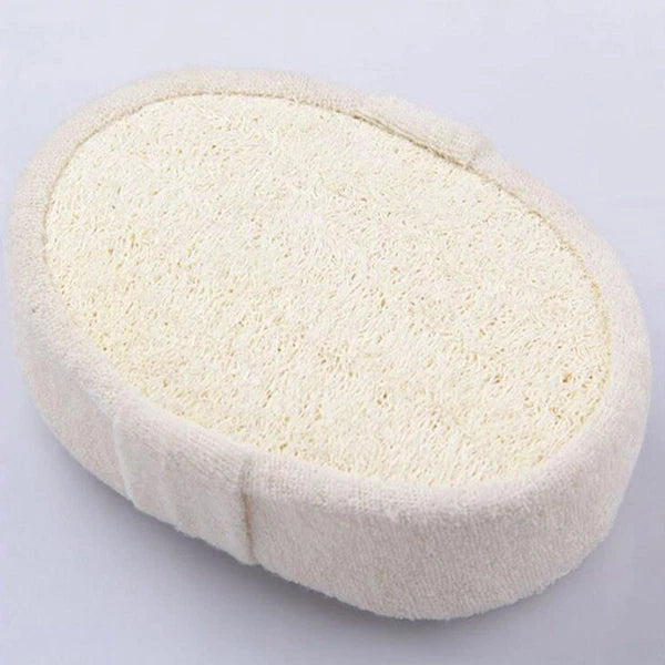 3 Pcs Loofah Bath Towel Brush Shower Sponge Exfoliating Back Scrubber