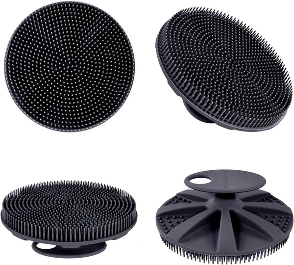 Grade Soft Silicone Body Scrubber Shower Brush Handheld Cleansing Skin Brush