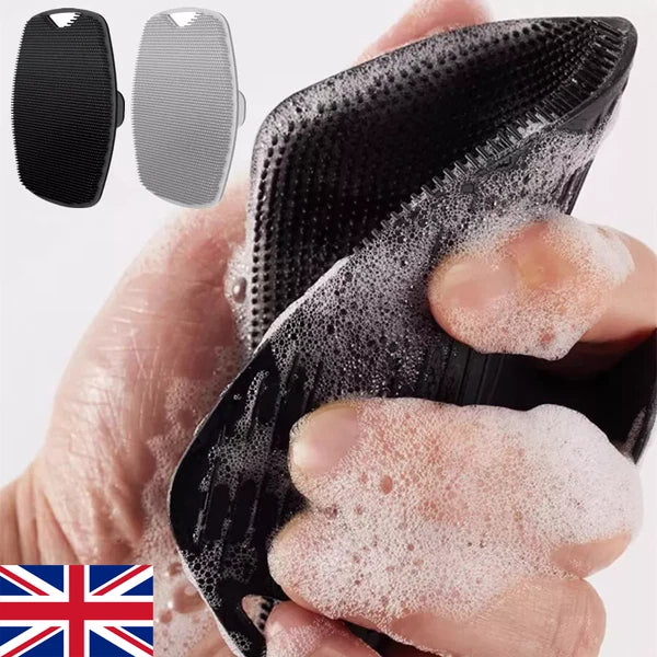 Silicone Body Scrubber Dual-Sided Bath Shower Body Cleansing Brush UK