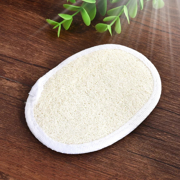 1-5X Body Scrubber Brush Exfoliating Natural Loofah Pad Luffa Shower Sponge Bath