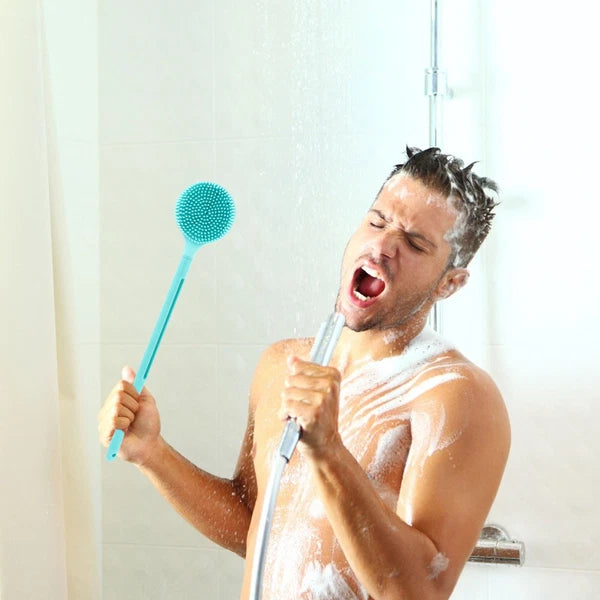 Bath Brush Back Body Scrubber with Handle Scruber Cleaner Shower Exfoliator