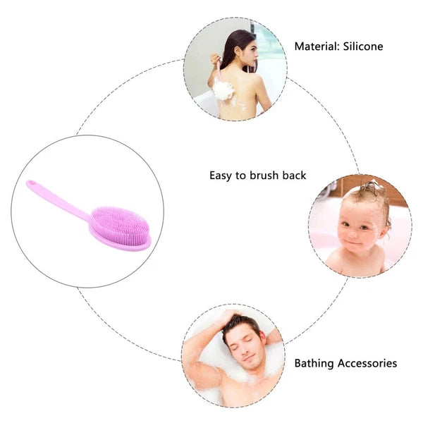 Long Handle Bath Brush Hair Bathing Brush Bathing Accessories